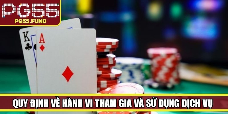 Quy định về hành vi tham gia và sử dụng dịch vụ tại nền tảng